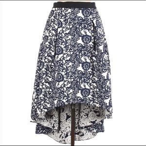 Anthropologie Sachin Babi Vespertine Hi Low Skirt